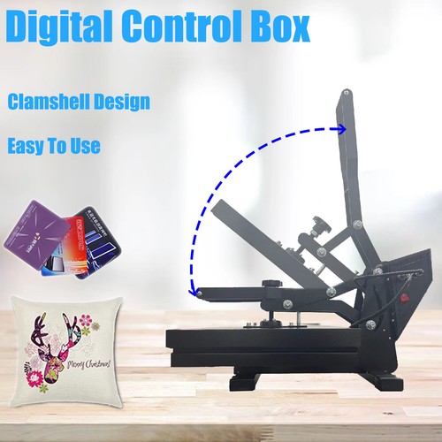 16" x 20" Digital Clamshell Heat Press Machine DIY T-shirt Sublimation Transfer - Picture 3 of 12