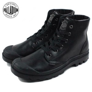 palladium pampa hi leather black