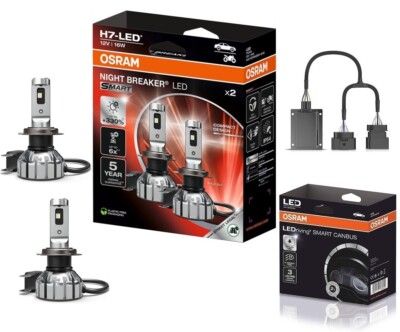 OSRAM NIGHT BREAKER H7 LED 330% Set für VW Passat 3G B8 2014+ mit Canbus-Adapter