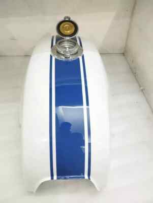 BMW R100Rt RS R90 R80 R75 Steel White & Blue Painted Petrol Fuel