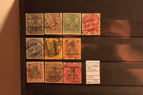 USED REICH STAMPS NO. 51/60 (A36669)