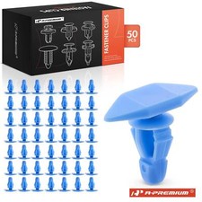 A-premium 50pcs 6mm Nylon Weatherstrip Retainer Clips For Nissan Altima 1994-on