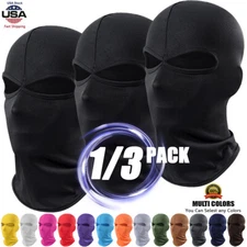 Balaclava 2 Holes Ski Face Mask UV Protection Windproof Sun Hood Tactical Masks