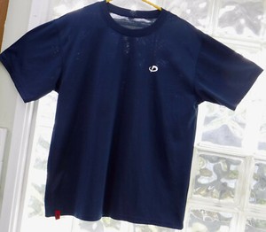 Phiten X30 Titanium T-Shirt Navy Blue Short-Sleeve Large Pre-Owned