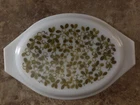 Pyrex Verde Green Olives & Berries Oval Casserole Lid 945 C14