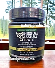 Magnesium Potassium Citrate Powder ✅ 300g Citrato Magnesio Potasio by Plantimex