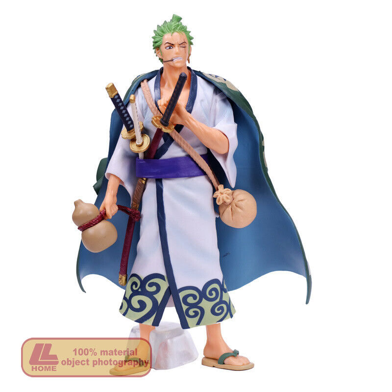 20cm Anime One Piece Zoro Figure Gk Enma Sword Wano Country Kimono Pvc  Figurines Collectable Model Statue Decor Toy For Children - Action Figures  - AliExpress