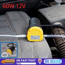 12V Electric Car Engine Diesel Fuel Pump Oil Transfer Extractor Fluid Siphon UK