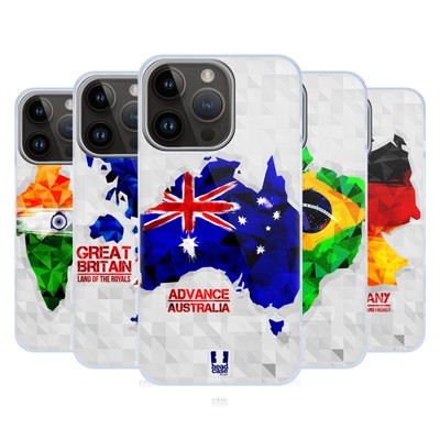 HEAD CASE DESIGNS GEOMETRIC MAPS HARD BACK CASE FOR APPLE iPHONE PHONES