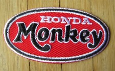 Aufnäher / Aufbügler/ Patch: HONDA MONKEY- rot-schwarz