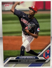 Triston McKenzie 2024 Topps Now Road To Opening Day #OD-67 - GUARDIANS - SP /394