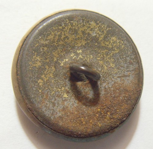 Escasa escarcha antigua de 1920 grado museo coleccionista botón de metal 54092 - Imagen 2 de 3