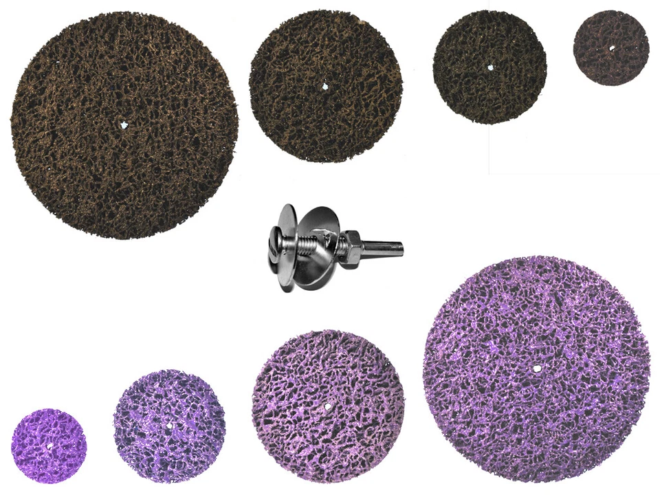 QUANTEX Top Reinigungsscheibe Grobreinigungsvlies CBS 50 75 100 150mm Reinigungsscheiben