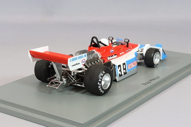 Spark S7211 1/43 PENSKE PC3 NO.39 DUTCH GP 1976 BOY HAYJE