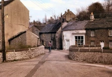 PHOTO  DERBYSHIRE CASTLETON GOOSEHILL BRIDGE 1972