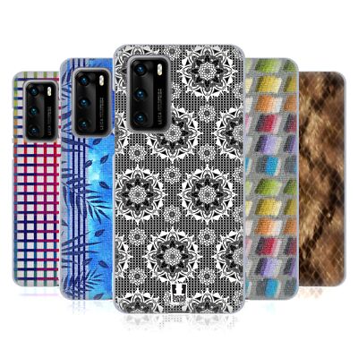 HEAD CASE DESIGNS FABRIC FASHION SOFT GEL CASE FOR HUAWEI PHONES 4