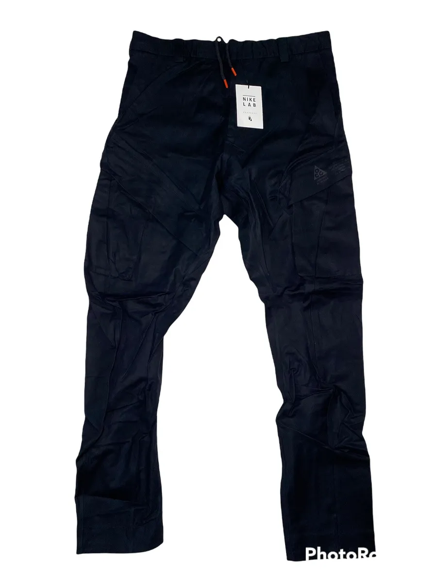 NIKE ACG Cargo Pants NWT Men Sz Medium Black NikeLab Acronym 914473-010  Techwear