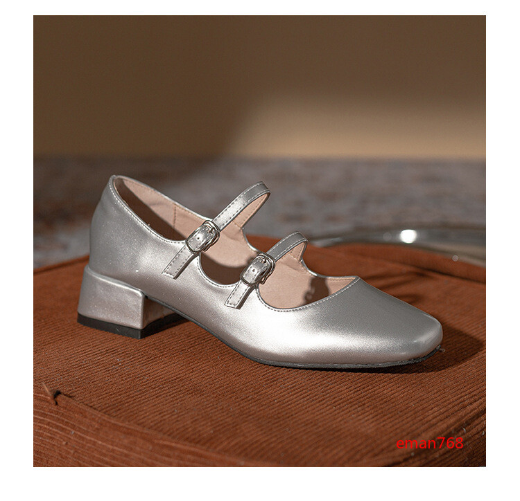 スニーカー THREE TO EIGHTY STRAP MARY JANE PLATFORM SILVER Strap Mary Jane Platform (Silver) - 3/80 THREE TO EIGHTY