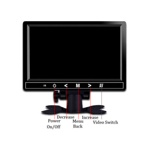 9'' LCD Car Truck Parking Display HD Rear View Monitor for Reverse Backup Camera - Picture 3 of 14