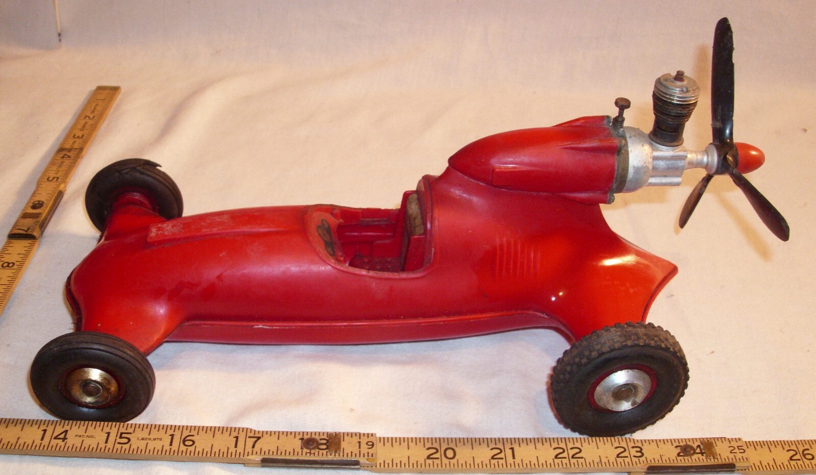 COX THIMBLE DROME PROP ROD GAS .049 TETHER CAR IN 1960s RED PLASTIC eBay