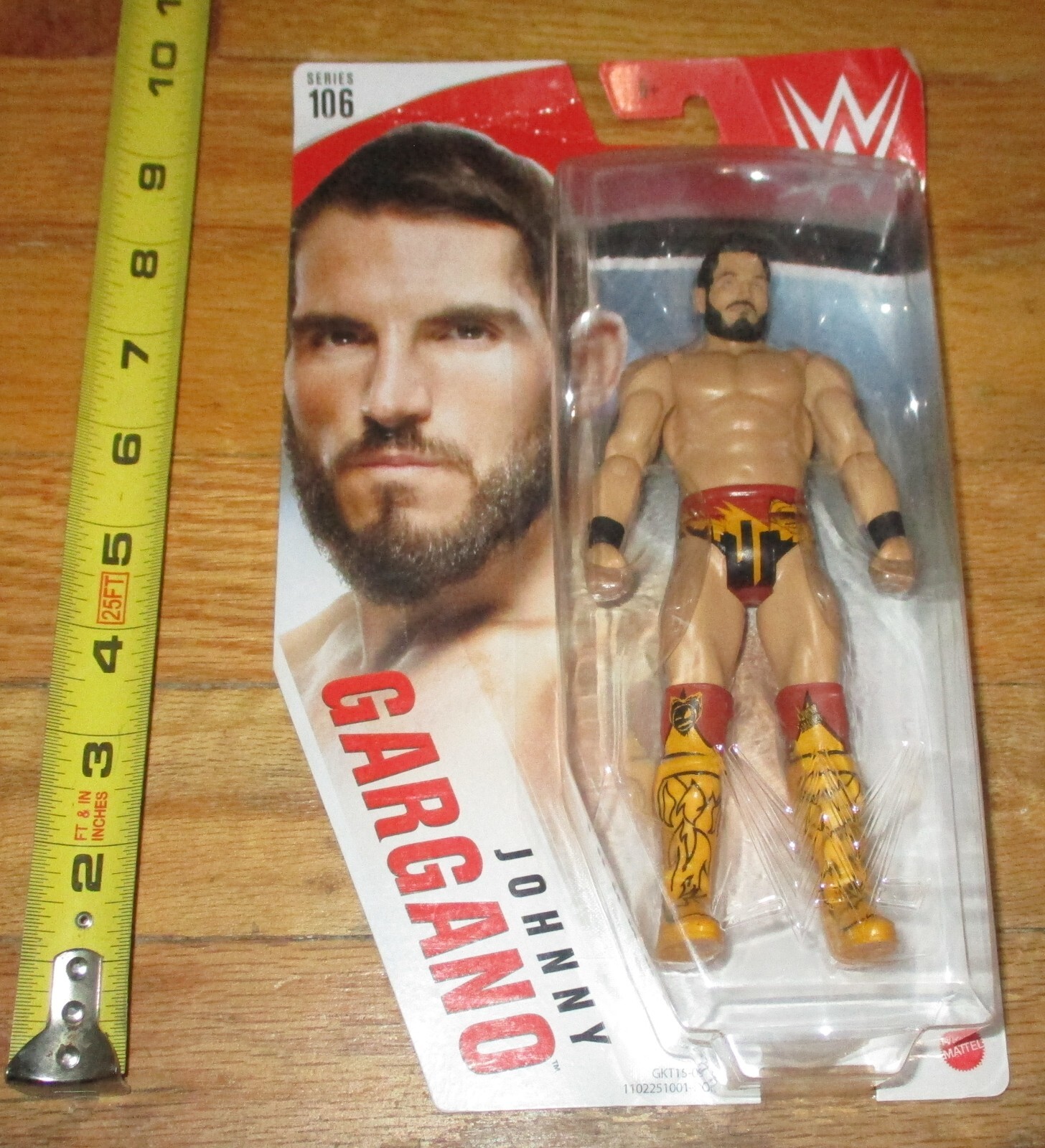 2019 WWF WWE NXT Mattel Johnny Gargano Basic Wrestling Figure Series 106 DIY