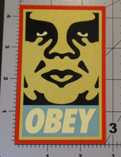 SHEPARD FAIREY Obey Giant Sticker 2.75X4.25