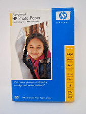 HP Advanced Photo Paper Inkjet Glossy 4" x 6" - 90/100 Sheets Q7906A - Open Box
