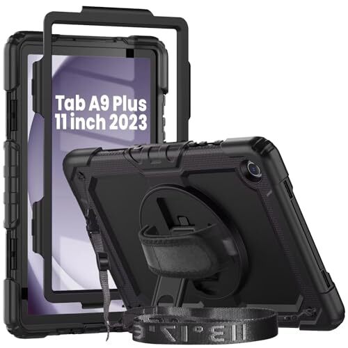 Case Compatible with Galaxy Tab A9+ Plus 11 Inch Model SM-X210/X216/X218 Black - Bild 2 von 7