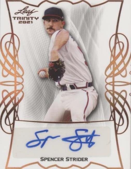 2021 Leaf Trinity - Spencer Strider #BA-SS1 - 1 of 1