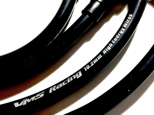 1988 89 90 1991 JDM EF HONDA CIVIC & CRX 10.2MM BLACK RACING SPARK PLUG WIRES - Picture 2 of 3