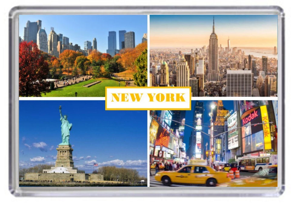 New York City USA Fridge Magnet 04