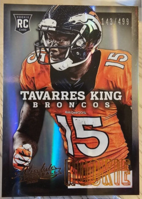 2013 Panini Absolute /499 Tavarres King RC #188 Denver Broncos | eBay