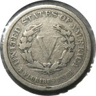 elf Liberty  Five Cents 1883 No Cents  one year type   C66 — photo 2