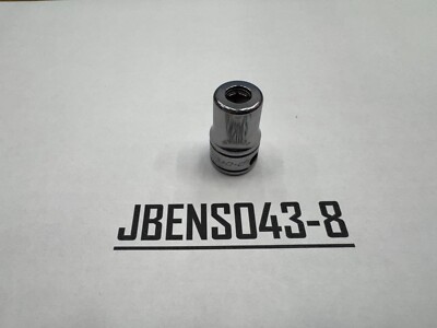 Snap-On Tools USA NEW 3/8'' Drive 1/4'' Hex Clip Style Bit Holder Socket FBS8