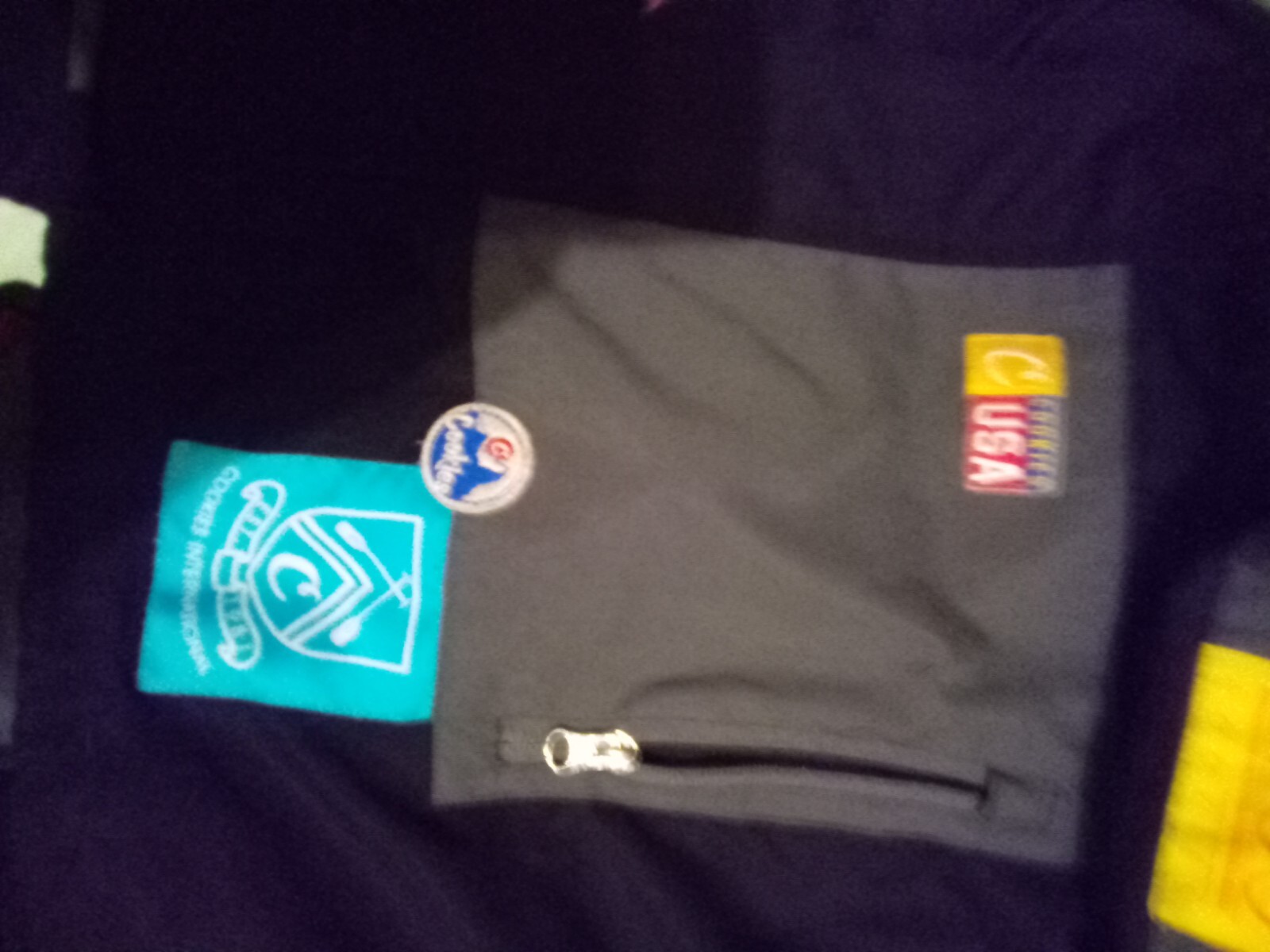 Extra Large Windbreaker Cookie Patch Jacket Multi… - image 3