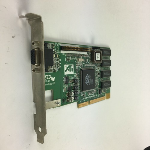 Genuine Compaq ATI Technologies Rage IIC AGP B3C17 VGA PCI Card Desktop PC - Picture 2 of 4