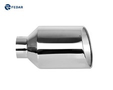 5 Inlet 10 Outlet 18 Rolled End Angle Cut Truck Exhaust Muffler Tailpipe Tip 5 Inlet 10 Outlet 18 Rolled End Angle Cut Truck Exhaust Muffler Tailpipe Tip