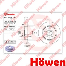 Fits Ford Focus 2010-2020 + Other Models Brake Discs Rear Howen