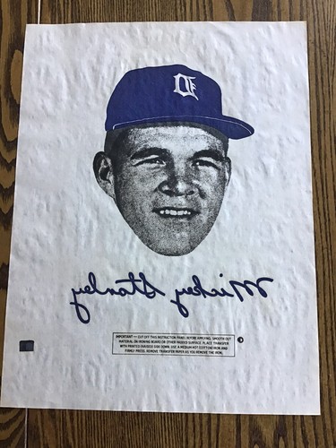 1968 "WORLD CHAMPIONS" Detroit Tigers Baseball T-Shirt Transfers - Bild 5 von 18