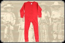 Union Suit or Long Johns with Trapdoor for Toddlers Large 4T