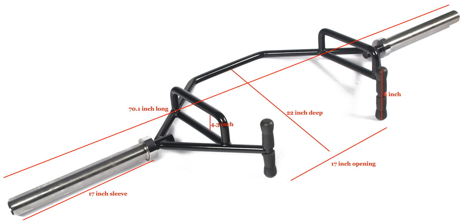2-in-hex-weight-lifting-trap-bar-1000-pound-capacity-open-strength