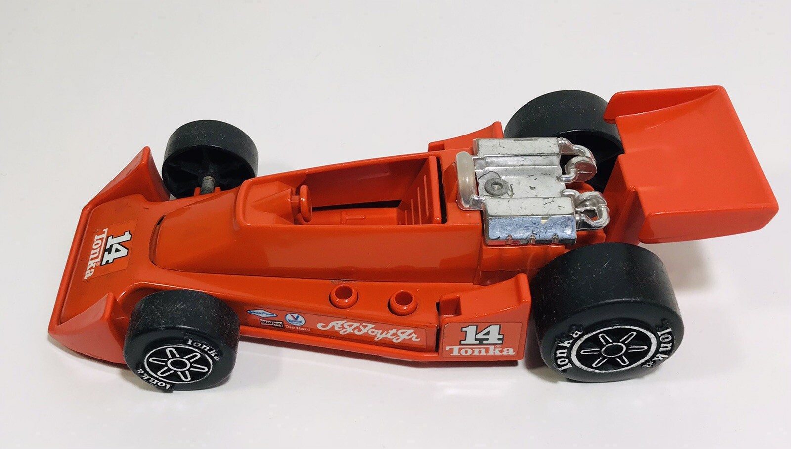Tonka Indy Race Car 14 AJ Foyt Jr. 1979 Orange Vintage Toy