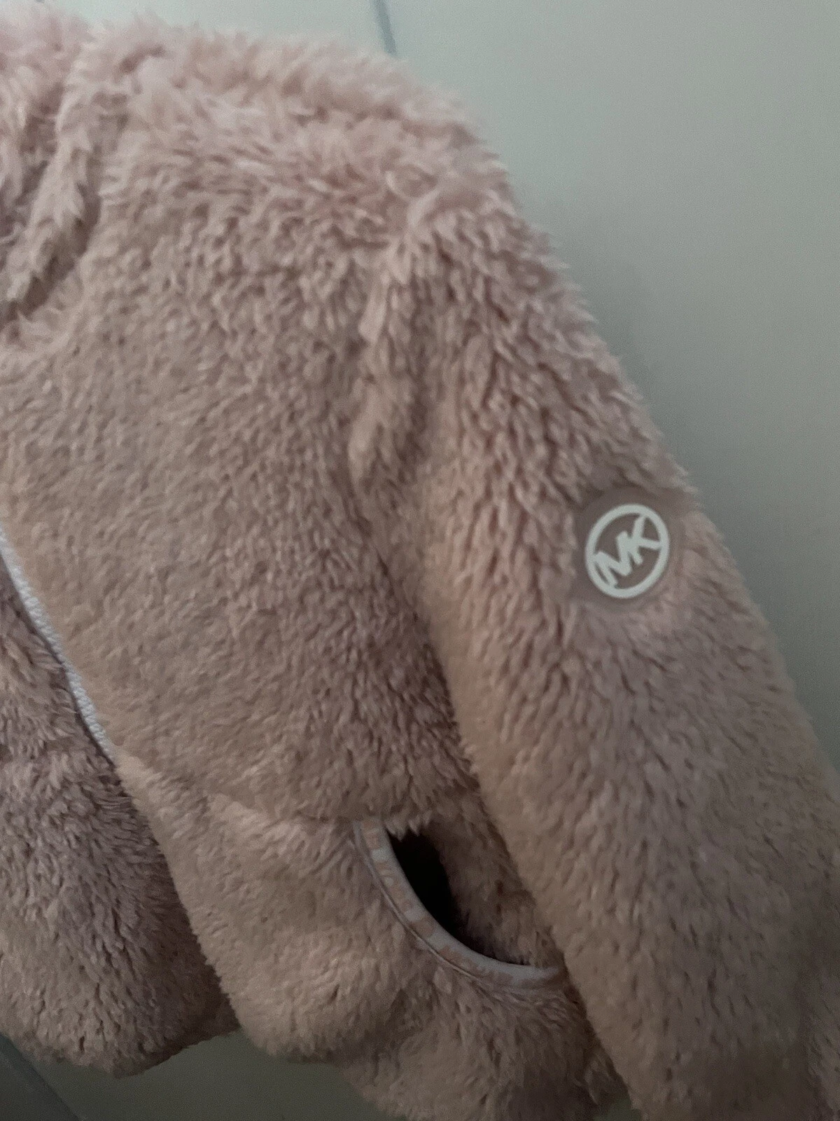 Giacca pile Michael Kors bambina manica lunga full zip 18 mesi