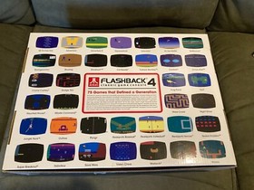 ATARI FLASHBACK 4 CLASSIC GAME CONSOLE IN BOX 2600 SERIES 75 GAMES 
