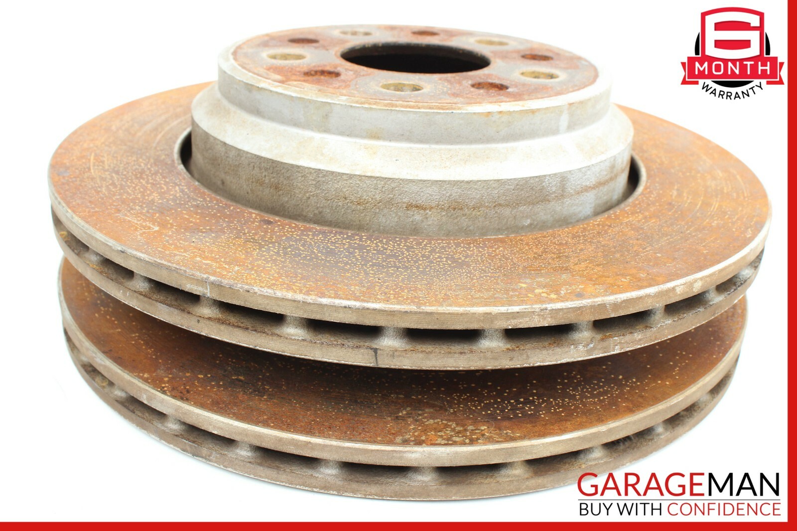 14-17 Maserati Ghibli Rear Left & Right Side Brake Rotor Disc Set of 2 Pc OEM