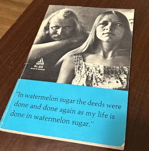 1968 WATERMELON SUGAR by Richard Brautigan FN 6.0 Delta Books 9th Paperback - Imagen 2 de 6