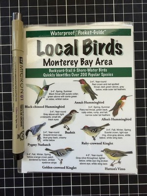 Local Birds - Monterey Bay Area - Waterproof ''Pocket-Guide''