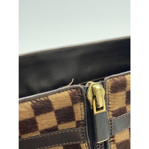 LOUIS VUITTON Stiefel Absatz Damier Harako Braun EU35,5/US5,5 Original - Bild 15 von 24