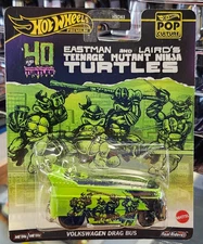 Hot Wheels Pop Culture Teenage Mutant Ninja Turtles Volkswagen Drag Bus
