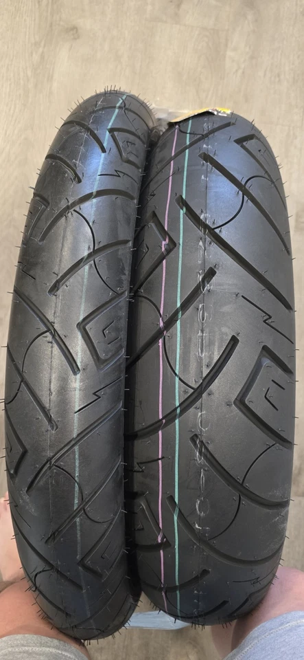 Neumáticos de moto Shinko 777 100/90-19 61H, 170/80B15 83H NUEVO Triumph Speedmaste Foto 2 de 4